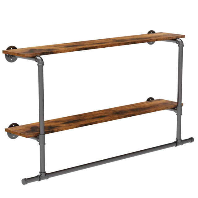 Alyvea 105cm Wall Mounted Clothes Rack