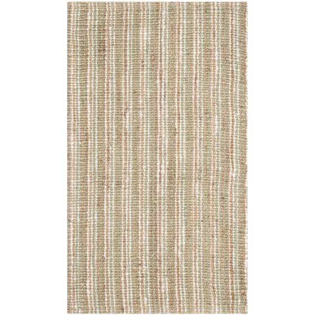 Natural Fiber Jutara Handwoven Area Rug in Sage & Brown