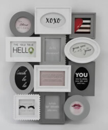 White And Grey Picture Frame