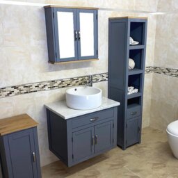 Bridlington 750mm Wall Hung Single Vanity Unit
