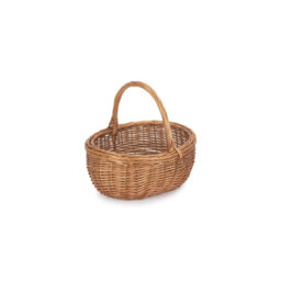 Wicker Deluxe Shopper Basket