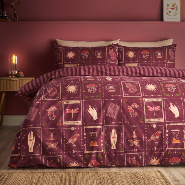 Enchanted Witchcraft Reversible Duvet Cover Set