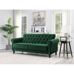Rainsburg 3-Seater Velvety Sofa
