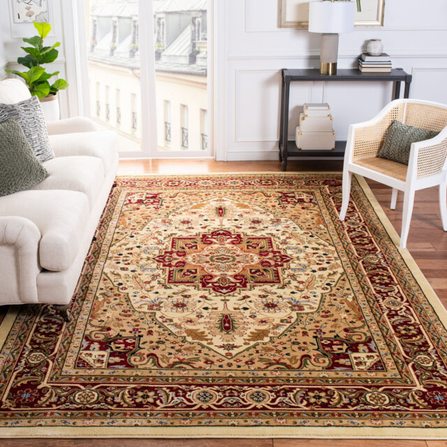 Bilbrook Ivory/Red Rug