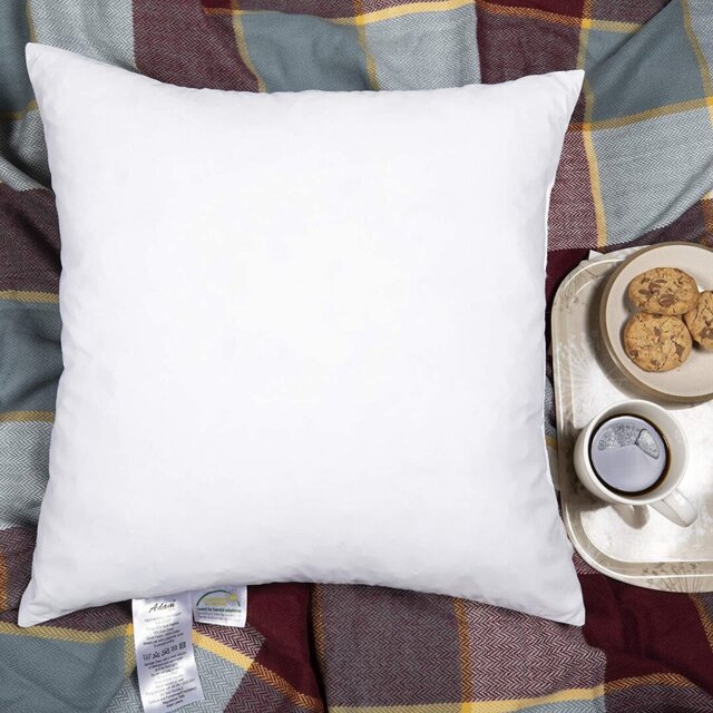 Carnaby White Square Cushion