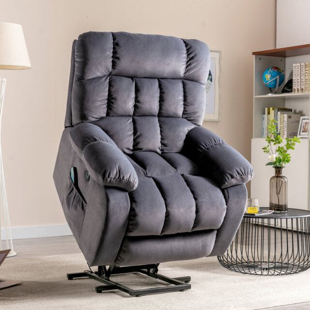 Medfield 91cm Wide Standard Recliner with Massager