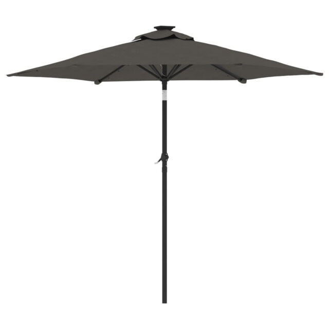 Vidaxl Parasol with Steel Pole