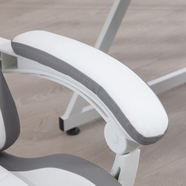 Vinsetto Gaming Chair with Reclining High Back Footrest