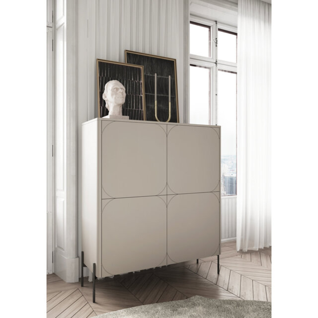 Asoni Manufactured Wood Wardrobe
