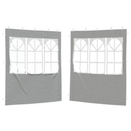 vidaXL 2x Party Tent Sidewall Outdoor Garden Canopy with Window Multi Colours