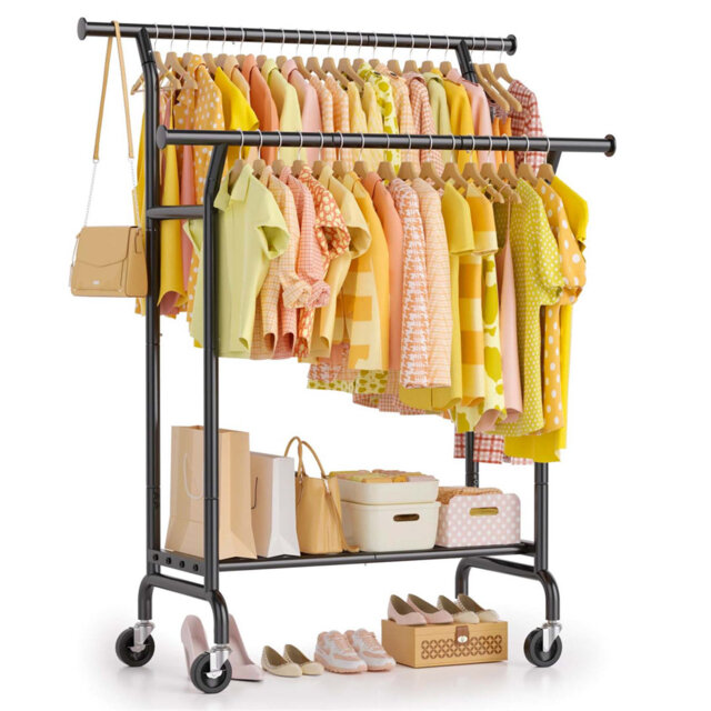 Bonville 110cm Rolling Clothing Rack