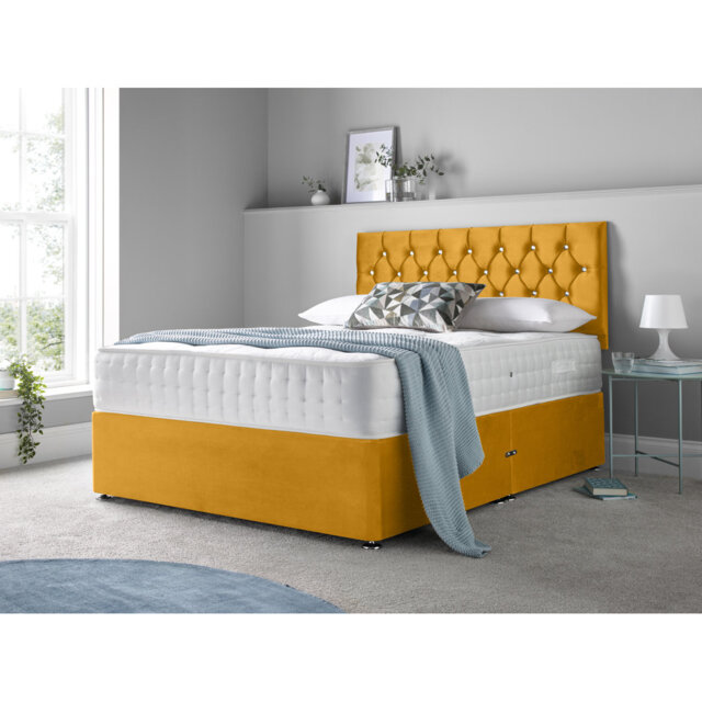 Matherville Upholstered Divan Bed with Mattress