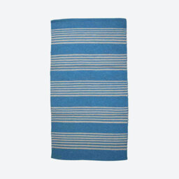 Hatton Flatweave Cotton Blue Rug