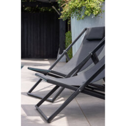 Esper Beach Chair Garden Black