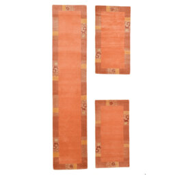 Royal Ganges Handcrafted Rug in Terracotta Red
