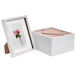 "Nicola Spring - 3D Box Photo Frames - 8 x 10"" with 5 x 7"" Mount"