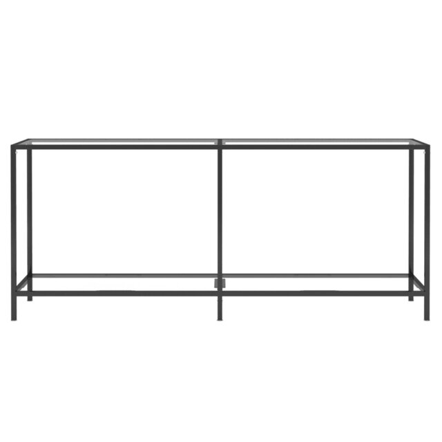 Hannmeike Glass Top Console Table