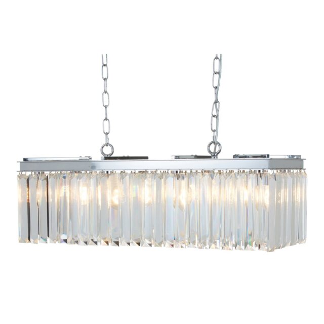 6 - Light Crystal Chandelier