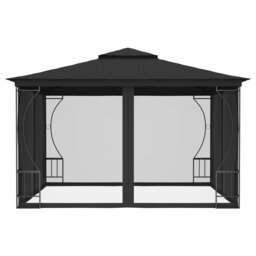 "Mtsahovi 118"" x 118"" Steel Patio Gazebo"