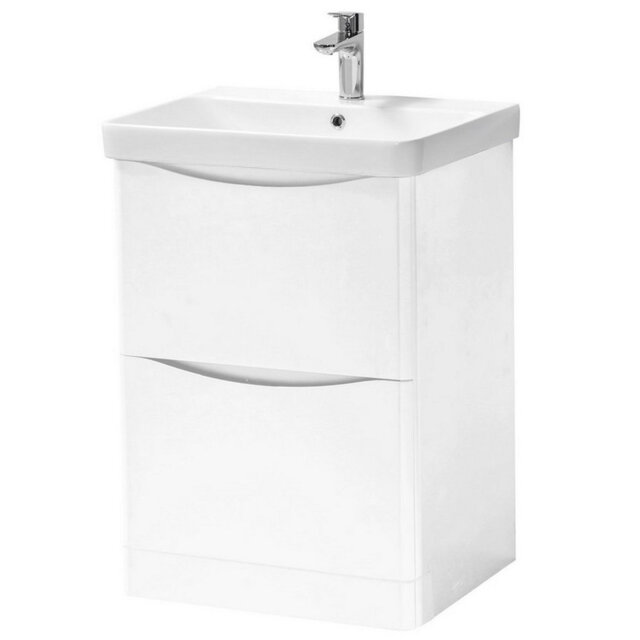 Clifton 420mm Wall Mounted Single Bathroom Vanity with Vitreous China Basin