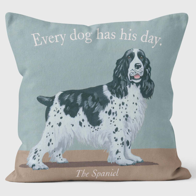 Every Dog Has His Day - Martin Wiscombe - Art Print Cushion