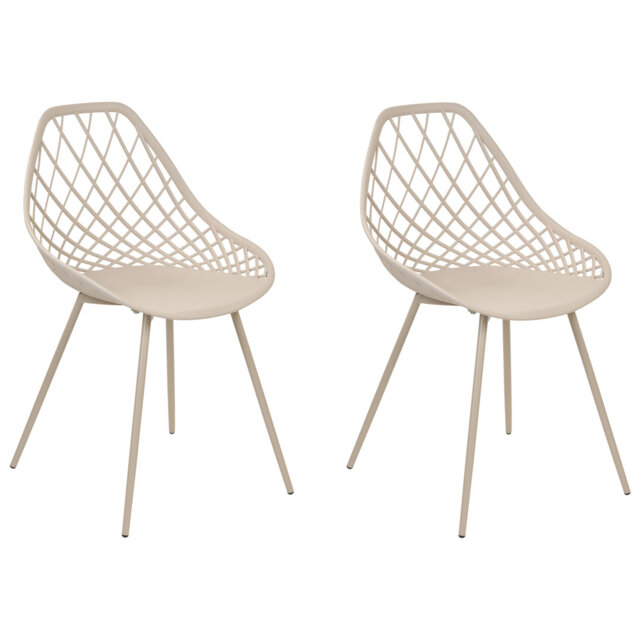 Rosanne 47cm H Cross Back Side Chair in Green