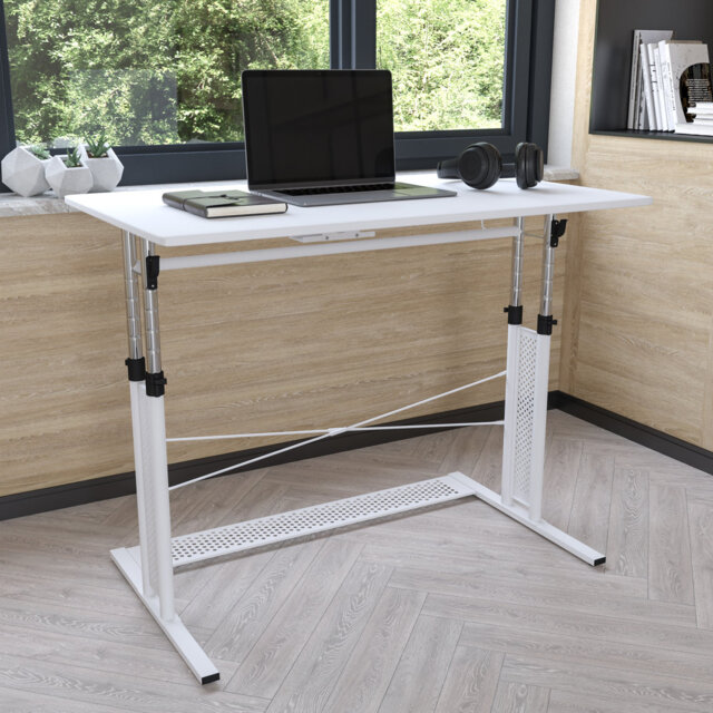 Height Adjustable Sit to Stand Home Office Desk