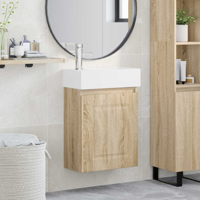 Single Bathroom Vanity with Ceramic Basin