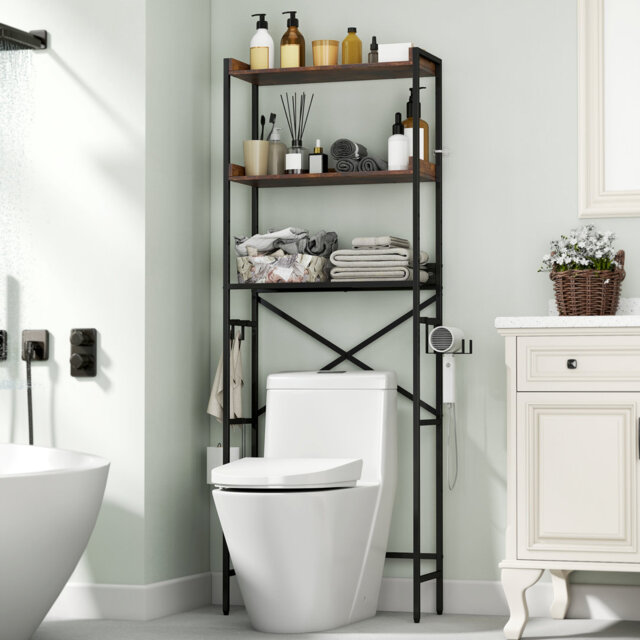 Freestanding Over the Toilet Storage