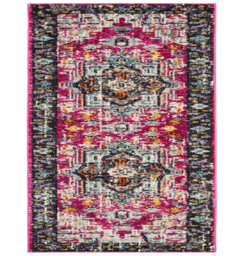 Nistler Fuchsia/Grey Rug