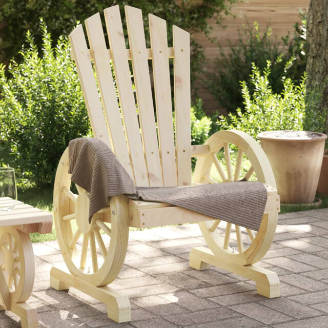 House of Hampton Garden Adirondack Chair Solid Wood Fir