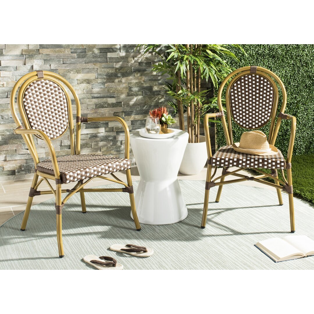 Outdoor Moon Lake Stacking Garden Chair by Wayfair - Main Image