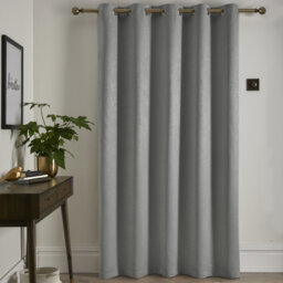 Strata Semi Sheer Door Curtain Single Panel