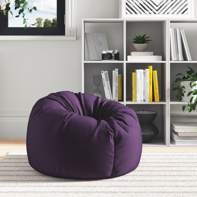 Attenborough Polyester Outdoor Friendly Refillable Bean Bag Chair