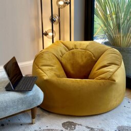 Velvet Refillable Classic Bean Bag