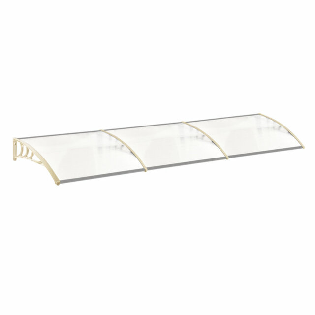Garden Sanctuary 270 W x 100 D Window Door Awning Canopy with Brackets