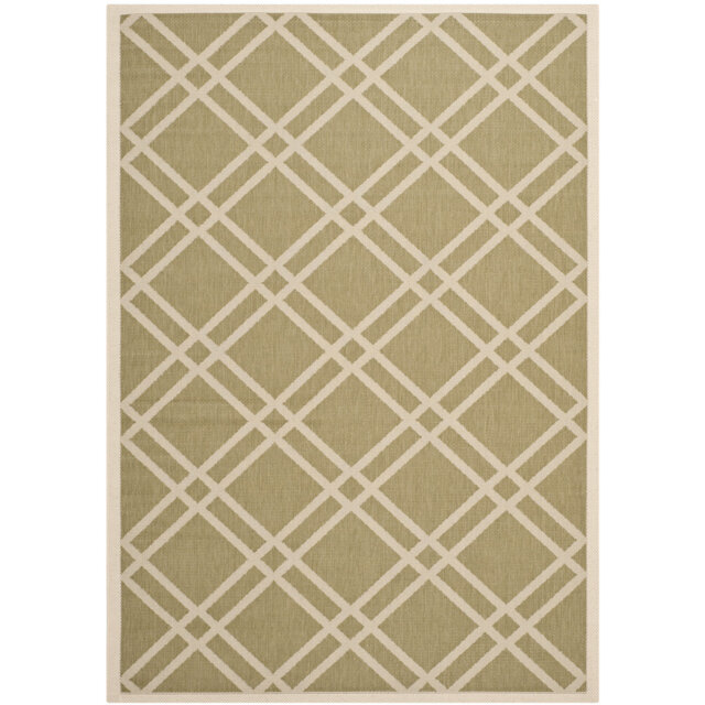 Kessler Geometric Hand Woven Indoor / Outdoor Area Rug