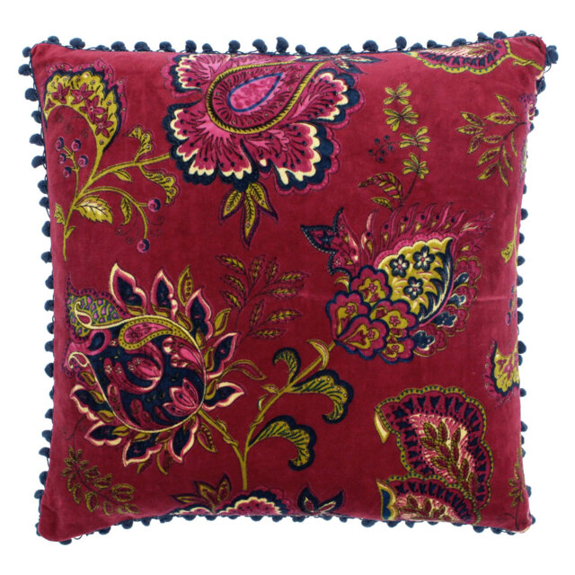 Floral Square Scatter Cushion Cushion With Filling