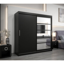 Assil 2 Door Manufactured Wood Wardrobe