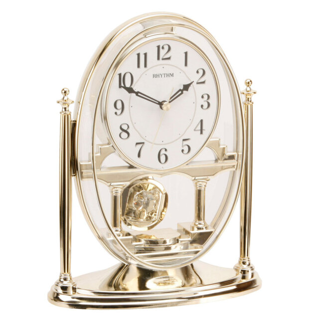 Kewaunee Analogue Quartz Movement / Crystal Tabletop Clock