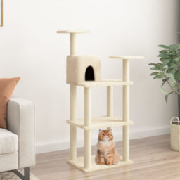 Starnes Cat Tree with Sisal Scratching Posts 118.5 cm