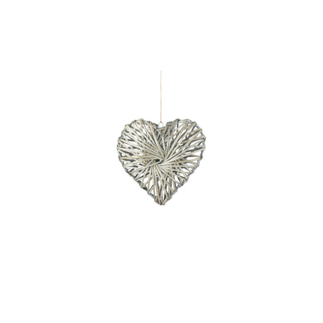 Wicker Heart Shaped Wreath
