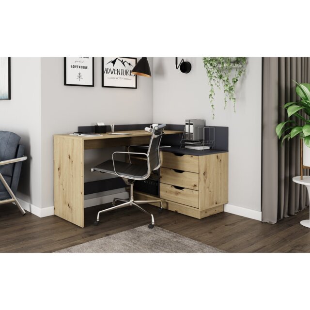Thoman L-Shaped Writing Desk