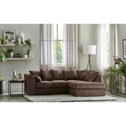Moana 3 Seater Corduroy Corner Sofa