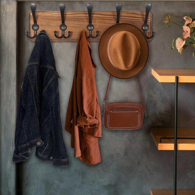 Doyal Wall 5 - Hook Wall Mounted Coat Rack