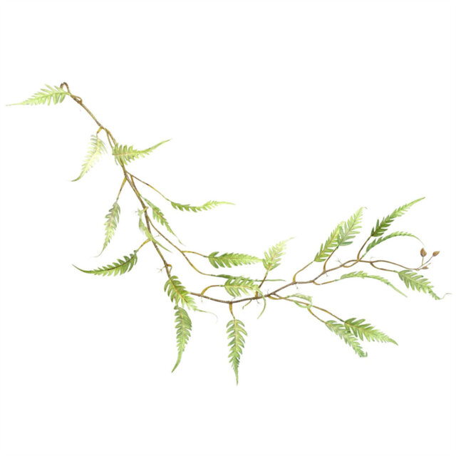 Artificial Hanging Trailing Plant Fern Plant - Pack of 6
