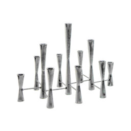 Ivyline Parker 11 Piece Candle Centerpiece Metal Tabletop Candelabra
