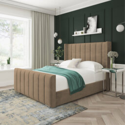 Willow Naples Velvet Upholstered Bed Frame