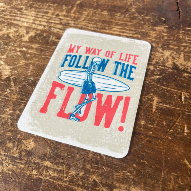 My Way of Life Follow Rge Flow Surf Metal Wall Décor