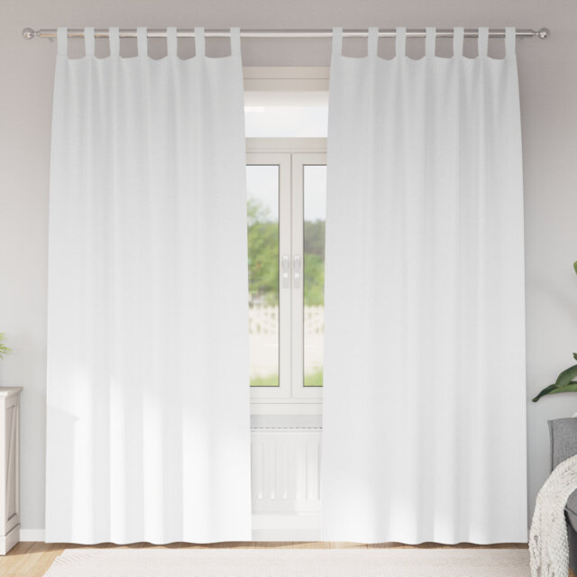 Curtains With Curtains 2 Pcs Polyester